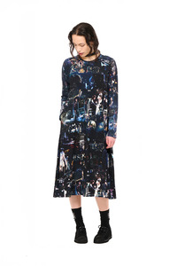 NOM*d Unmixed Slip Dress - Danse Party Print