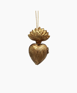 Christmas: French Country Hanging Heart Locket