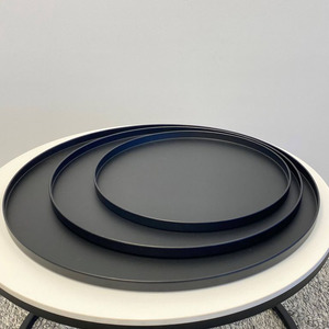 Bianca Metal Tray (Assorted) - Black