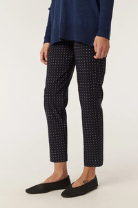 Cable: Cable Bell Geo Pant - Navy Diamond
