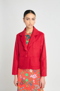 Twenty-Seven Names Reincarnation Blazer - Raspberry