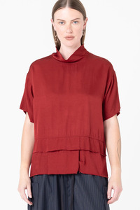 Company Of Strangers: Company of Strangers Fax Tee - Brick