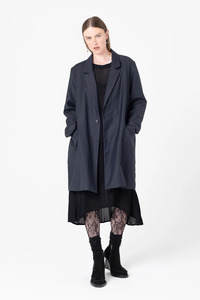 Company Of Strangers: Company of Strangers Powersuit Jacket - Charcoal Stripe