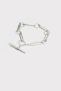 Company Of Strangers: Company Of Strangers Fob Bracelet - Sterling Silver