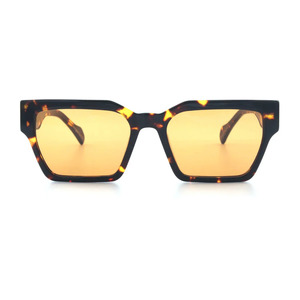 Age Eyewear: AGE Carnage Sunglasses - Brown Tort w Orange Lens