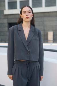 Karen By Simonsen KBRo Blazer - Grey Melange