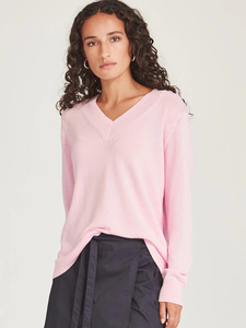 Sills Carnival V Neck Sweater - Pink Sorbet