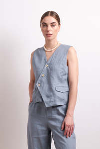 Sale Outerwear: Neris High Life Vest - Dove