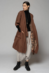 Dresses: Dogstar Kupa Wrap Dress - Fawn