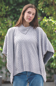 Knitwear: Country Laine Weave Overtop - Granite