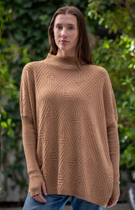 Knitwear: Country Laine Sloppy Jojo - Camel