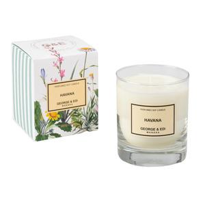 George & Edi Standard Perfumed Soy Candle 200g - Havana