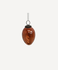 French Country: French Country Sandblasted Oval Bauble - Copper