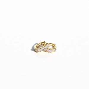 Queen Of The Foxes Earrings Huggies Sleeper Petite - Marquise