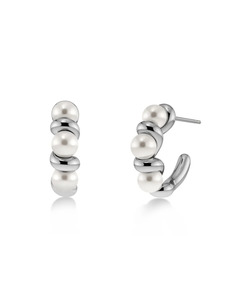 Edblad Margot Hoops S - Silver