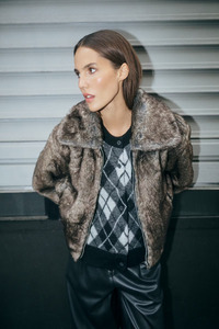 Coats And Jackets: Karen By Simonsen Carol Fur Jacket - Falcon
