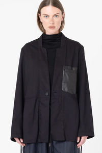 Coats And Jackets: Company of Strangers Hotel Jacket - Black Twill