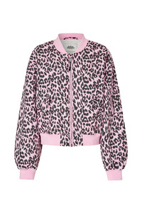 Coats And Jackets: Lollys Laundry LiwLL Bomber Jacket LS - Leopard Print