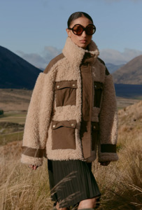 Coats And Jackets: Karen Walker Summit Jacket - Natural/Brown