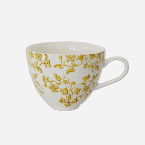 CC Interiors Florentine Moutarde Handpainted Cup