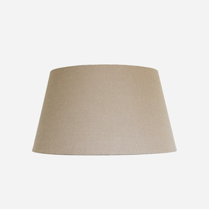 CC Interiors Flax Weave 36cm Tapered Drum Lampshade