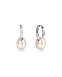 Accessories: Edblad Breeze Hoops S - Silver