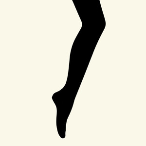 Lamington Merino Wool Textured Knit Tights - Black