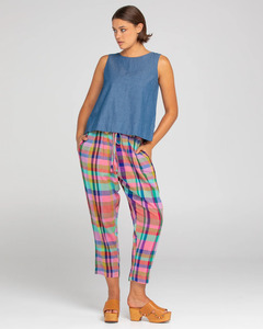 Pants: Boom Shankar Kelsey Pant - Riley Check