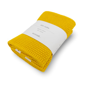 Glassware: Ecovask Dishcloth Lite 2pk - Daffodil