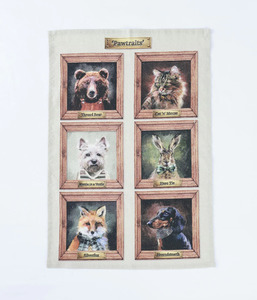 Glassware: MM Linen Pawtraits Tea Towel