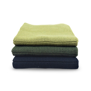 Glassware: Ecovask Dishcloth HD 3pk - Kiwi