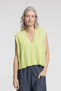 Tops: New Lands Vinnie Vest - Sherbet