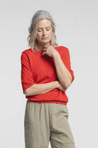 Tops: New Lands Sam Tee - Lava