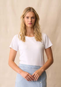 Neris Zoe Tee - White