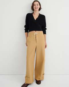 Pants: Kowtow Tab Trouser - Driftwood