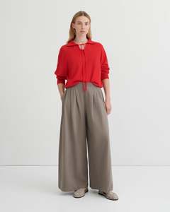 Kowtow Drape Pant - Flint