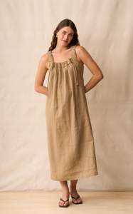 Dresses: Neris Thu And Thru Dress - Biscotti