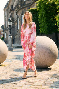 Dresses: Saint Tropez Pollyana Dress - Poppy Shaded Flower