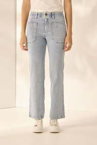 Denim: Lania The Label Abby Jean - Bleached