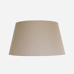 CC Interiors Flax Weave 41cm Tapered Drum Lampshade