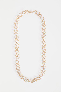 Accessories: Elk Orden Long Necklace - Gold