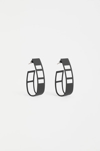 Accessories: Elk Skeni Earring - Black
