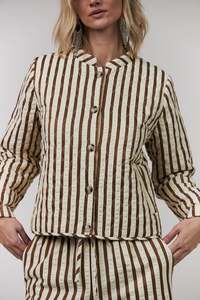 Lollys Laundry Emilia Jacket LS - Dark Mokka