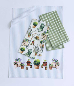 MM Linen Gardening Tea Towel Set