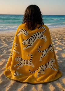 Anorak Organic Cotton Towels - Tigers