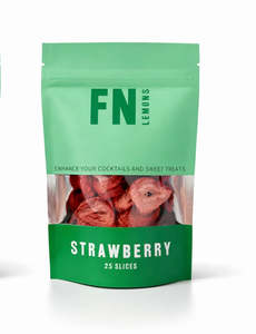 Dried Strawberry Slice Cocktail Garnish