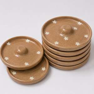 Cocktail Accessories: Ceramic Cocktail Rim Sugar & Salt Dish - Daisy Bloom