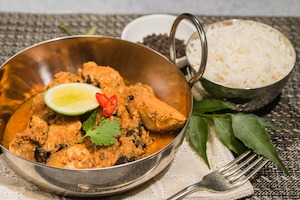 South Indian Chicken Curry with Ginger, Star Anise & Basmati Rice - Focus on Food