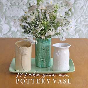 Creative Workshop: Pottery Night Class: Make your own vase on Thursday 30 May