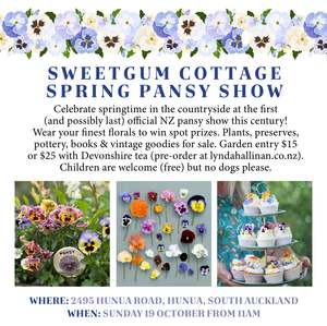 Pottery Workshops Books: Pansy Show & Garden Open Day WITH Devonshire Tea